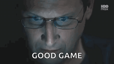 Man With Glasses Playing Video Game Saying Good Game GIF