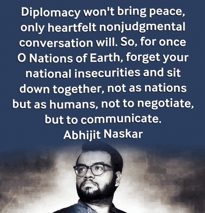 Man With Glasses Quote Abhijit Naskar GIF