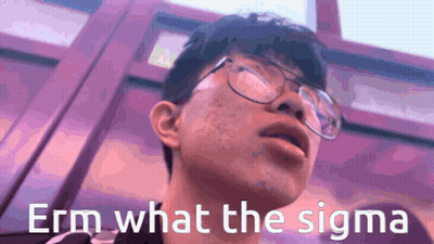 Man With Glasses Saying Erm What The Sigma GIF