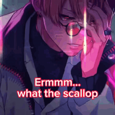 Man With Glasses Saying Ermm What the Scallop