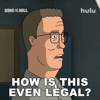 Man With Glasses Saying How Is This Even Legal GIF