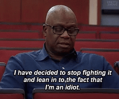 Man With Glasses Saying I Have Decided To Stop Fighting GIF