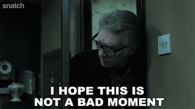 Man With Glasses Saying I Hope This Is Not A Bad Moment GIF