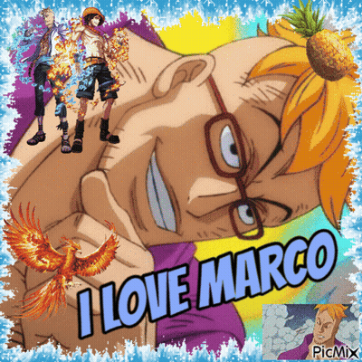 Man With Glasses Saying I Love Marco GIF