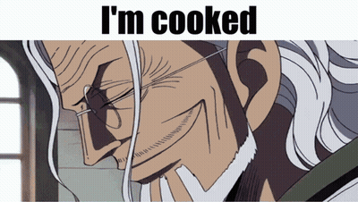 Man With Glasses Saying I'm Cooked GIF