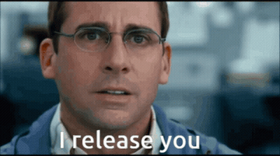 Man With Glasses Saying I Release You GIF