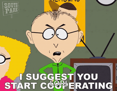 Man With Glasses Saying I Suggest You Start Cooperating GIF