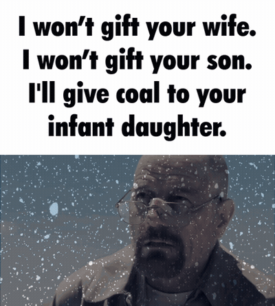 Man With Glasses Saying I Won't Gift Your Wife Or Son GIF