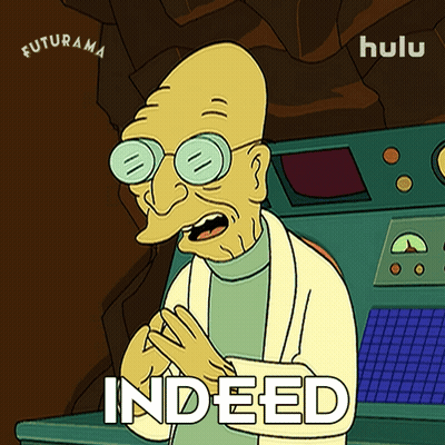 Man With Glasses Saying Indeed GIF