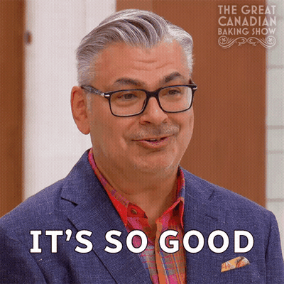 Man With Glasses Saying It's So Good GIF