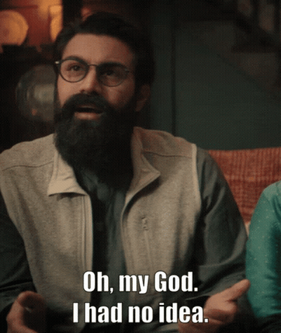 Man With Glasses Saying Oh My God I Had No Idea GIF