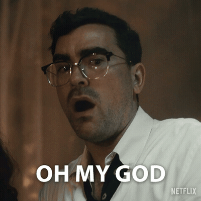 Man With Glasses Saying Oh My God Netflix Ad GIF