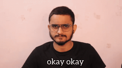 Man With Glasses Saying Okay Okay GIF
