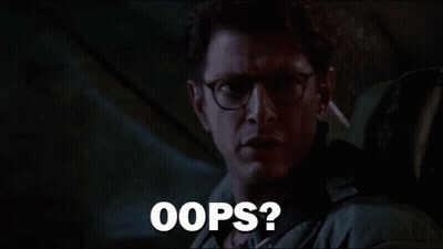 Man With Glasses Saying Oops GIF
