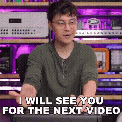 Man With Glasses Saying See You Next Video GIF