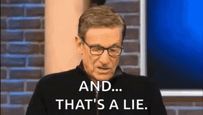 Man With Glasses Saying That's A Lie GIF