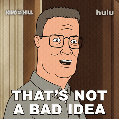 Man With Glasses Saying That's Not A Bad Idea GIF