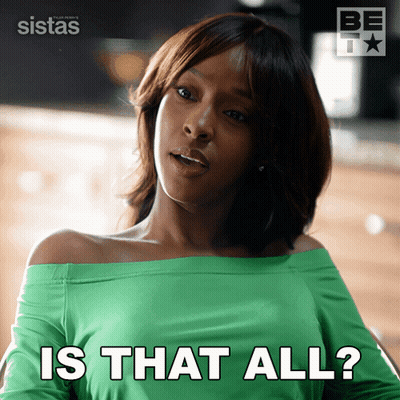 Man With Glasses Saying There's A Gap GIF
