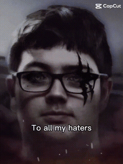 Man With Glasses Saying To Haters GIF