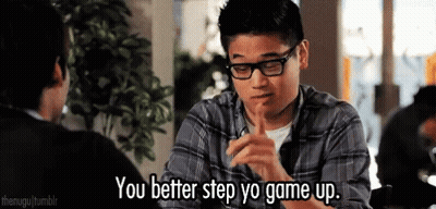 Man With Glasses Saying You Better Step Yo Game Up GIF