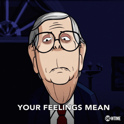 Man With Glasses Saying Your Feelings Mean GIF