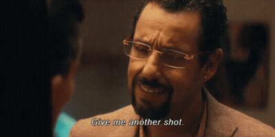 Man With Glasses Says Give Me Another Shot GIF