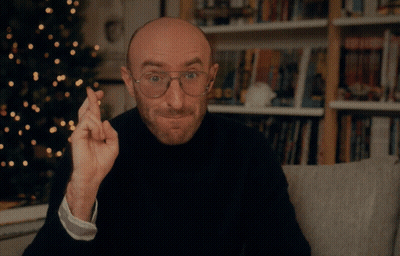 Man With Glasses Says I Can Hope GIF