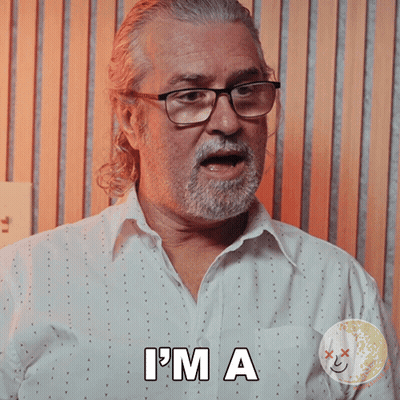 Man With Glasses Says I'm A GIF