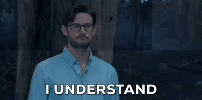 Man With Glasses Says I Understand GIF