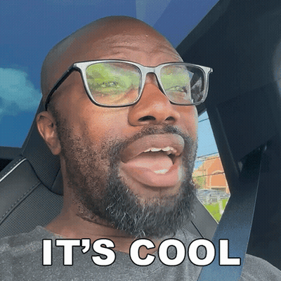 Man With Glasses Says It's Cool In Car GIF