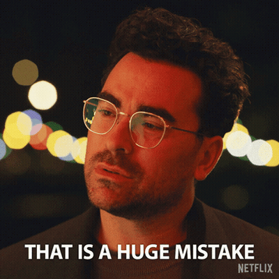 Man With Glasses Says That Is A Huge Mistake Netflix GIF