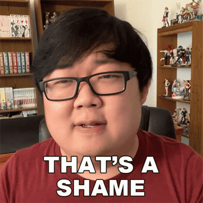 Man With Glasses Says That's A Shame GIF