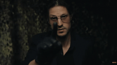 Man With Glasses Says That's Your Warning, Okay GIF