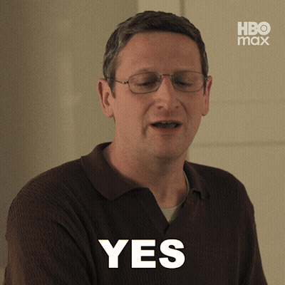 Man With Glasses Says Yes In HBO Max Ad GIF