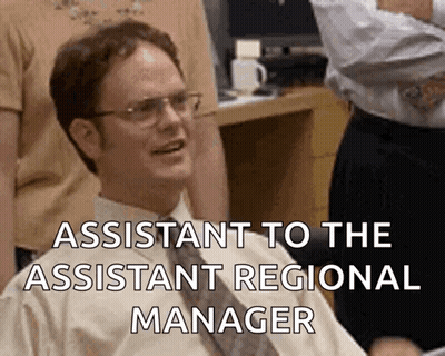 Man With Glasses Smiling Assistant To The Assistant Regional Manager GIF
