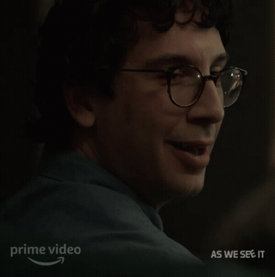 Man With Glasses Smiling In Prime Video GIF