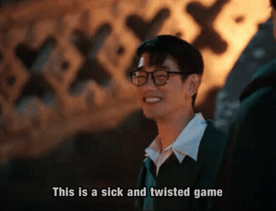 Man With Glasses Smiling This Is A Sick And Twisted Game GIF