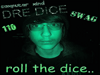 Man With Glasses Surrounded By Computer Mind Dre Dice Swag 119 Roll The Dice GIF