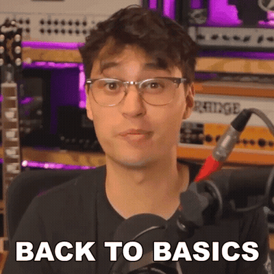 Man With Glasses Talking Into Microphone Back To Basics GIF