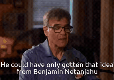 Man With Glasses Talking Into Microphone He Could Have Only Gotten That Idea From GIF