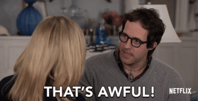 Man With Glasses Tells Woman That's Awful Netflix GIF