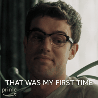 Man With Glasses That Was My First Time GIF