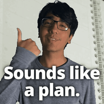 Man With Glasses Thumbs Up Sounds Like A Plan GIF