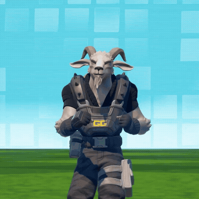 Man With Goat Head Wearing GG Vest GIF
