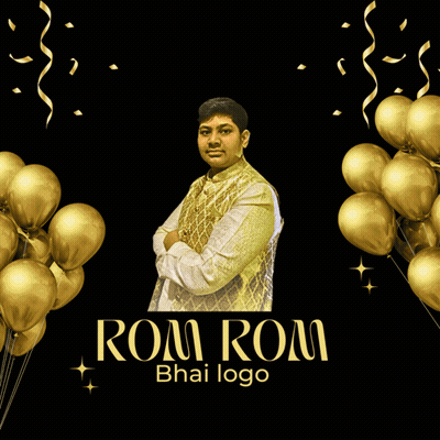 Man With Gold Balloons Says Rom Rom GIF