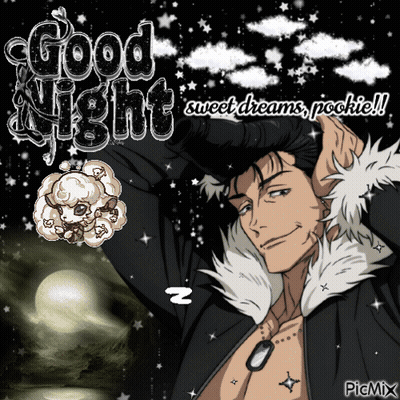 Man With Good Night Sweet Dreams Pockie GIF