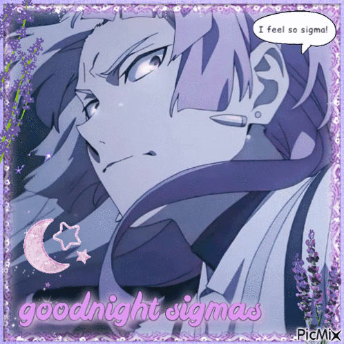 Man With Goodnight Sigma GIF