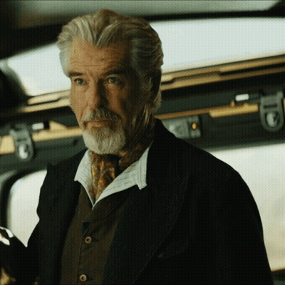 Man With Gray Hair And Beard In Suit GIF