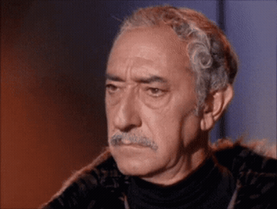 Man With Gray Hair And Mustache GIF