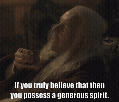 Man With Gray Hair Saying If You Truly Believe That GIF
